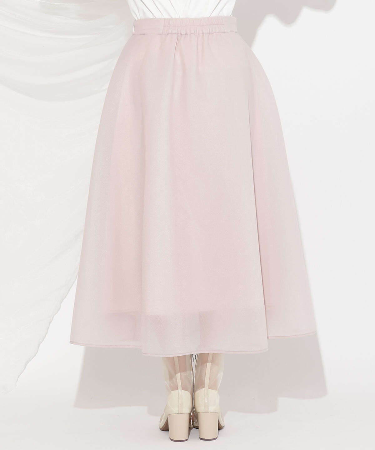 WILLSELECTION「シアーダンボールフレアスカート」|フレア|