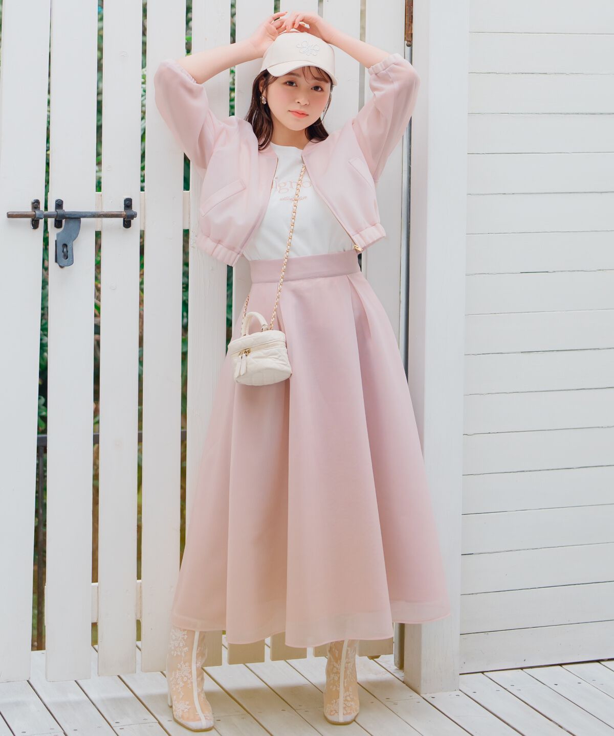 WILLSELECTION「シアーダンボールフレアスカート」|フレア|