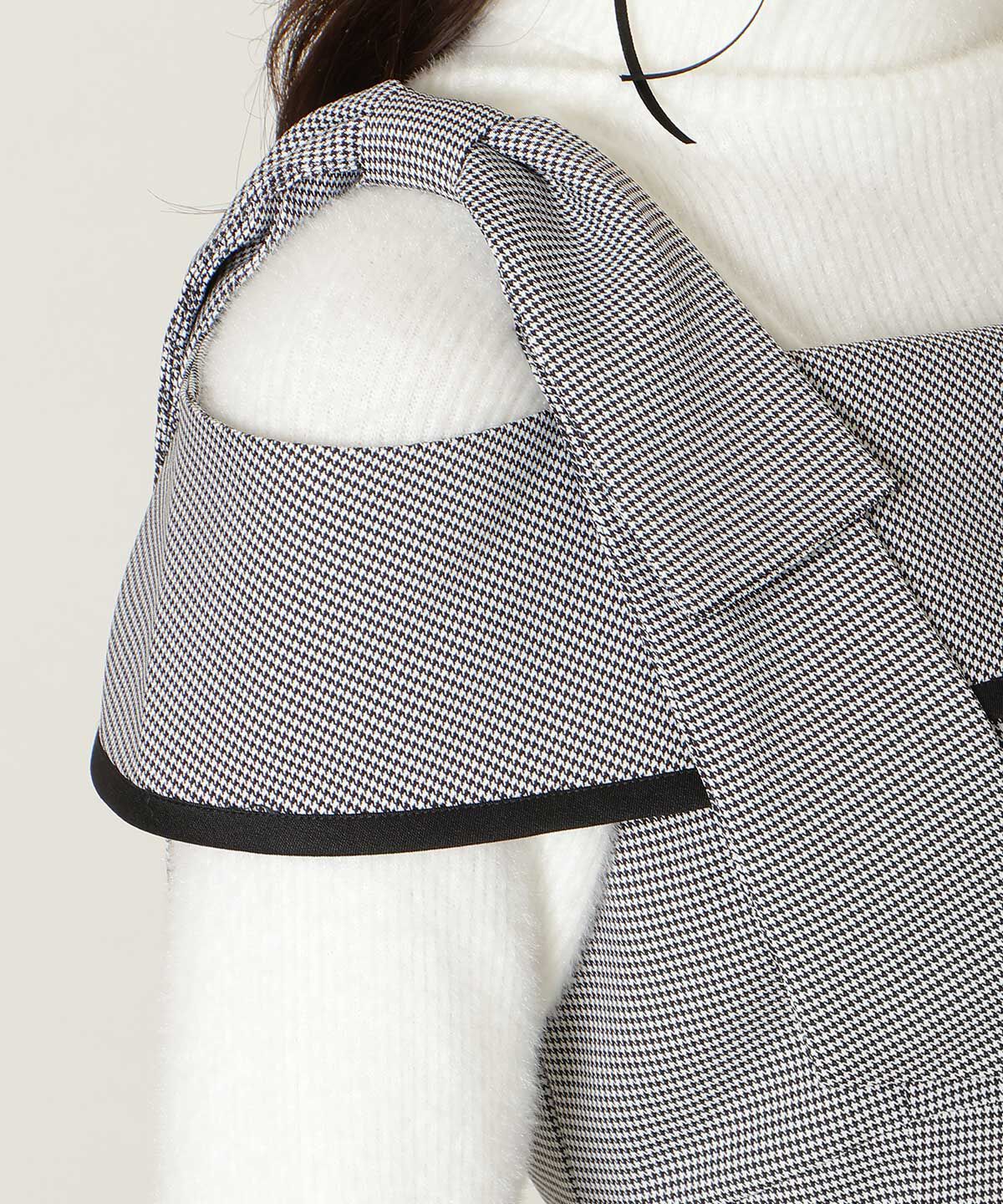 WILLSELECTION「アシンメトリーリボンショルダーワンピース」|ワンピース|