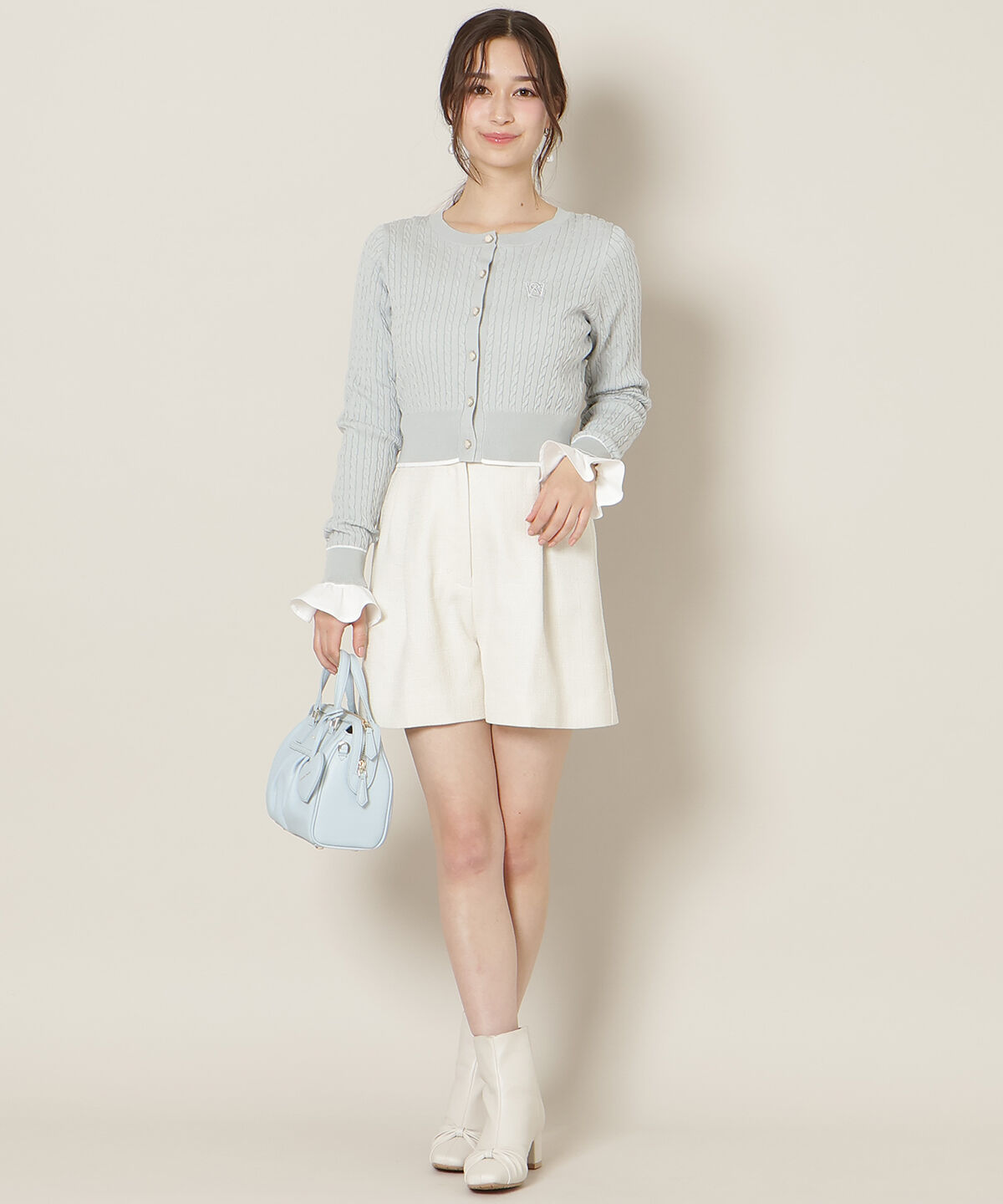 WILLSELECTION「ミニケーブルコンパクトカーディガン」|カーディガン|