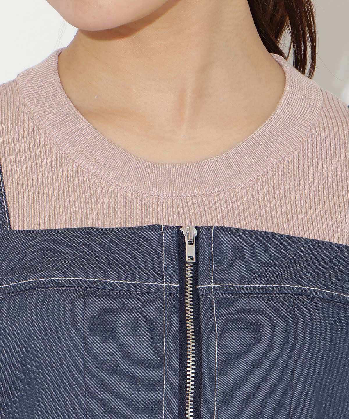 WILLSELECTION「フロントZIPデニムビスチェ」|その他|