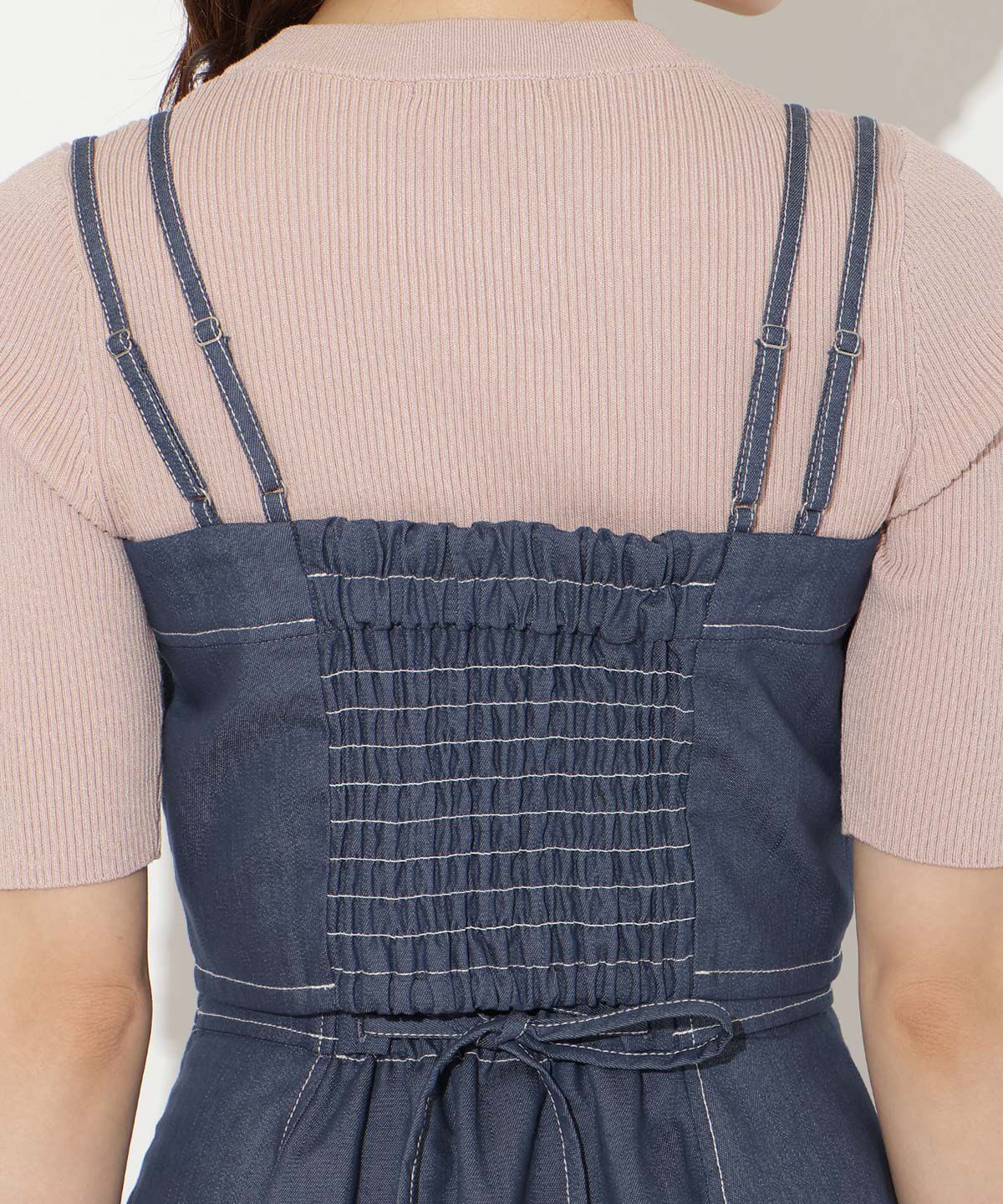 WILLSELECTION「フロントZIPデニムビスチェ」|その他|