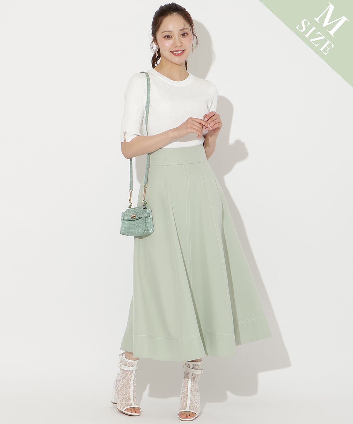 WILLSELECTION「ライトデニムフレアスカート」|スカート|