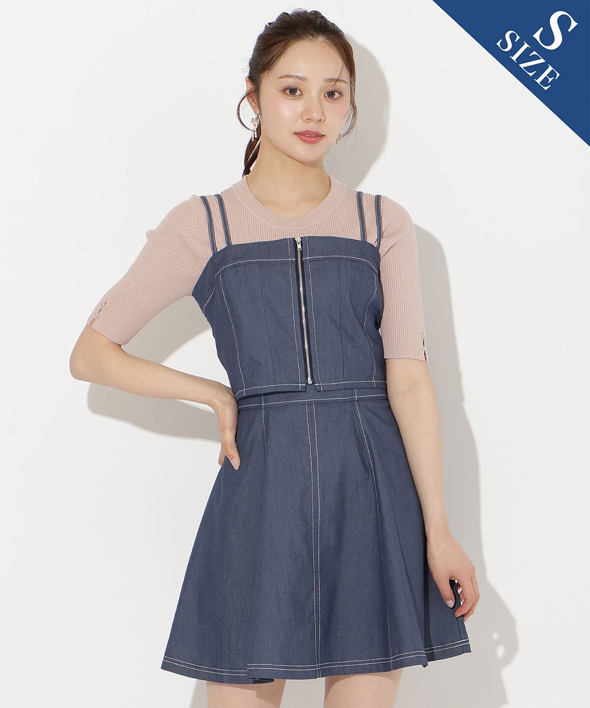 WILLSELECTION「ライトデニムフレアスカート」|スカート|