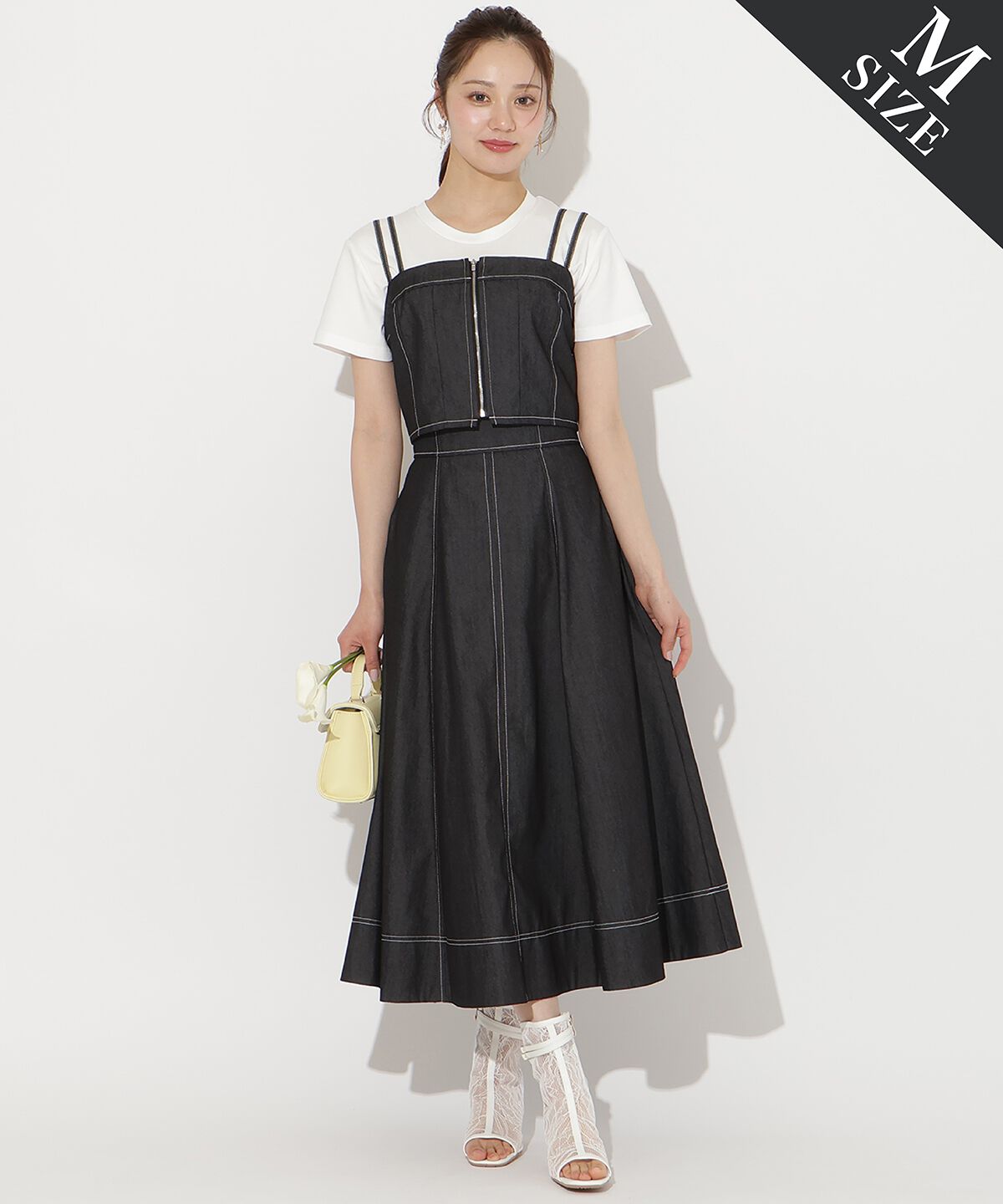 WILLSELECTION「ライトデニムフレアスカート」|スカート|