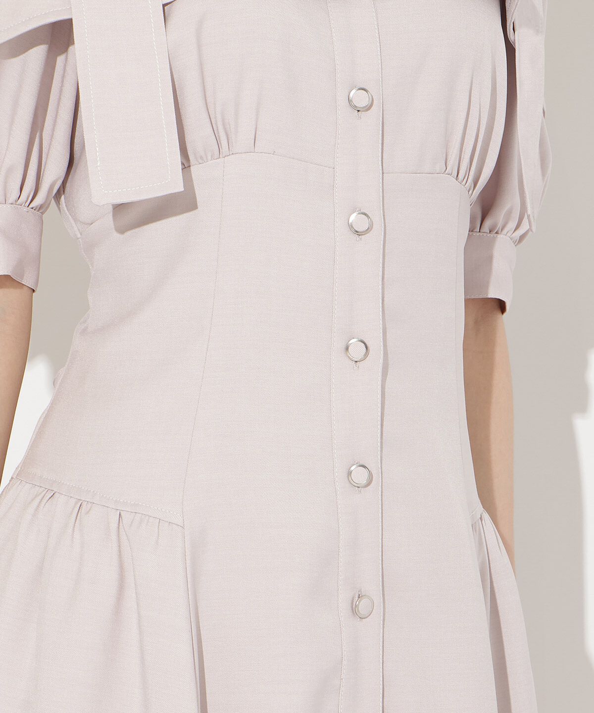 WILLSELECTION「リボンオフショルワンピース」|ワンピース|