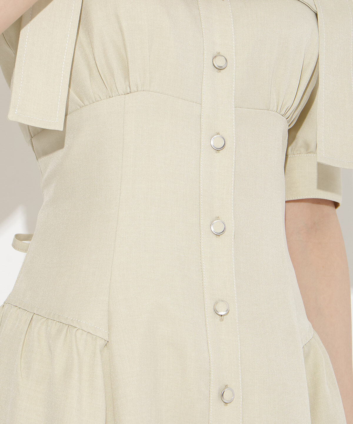 WILLSELECTION「リボンオフショルワンピース」|ワンピース|