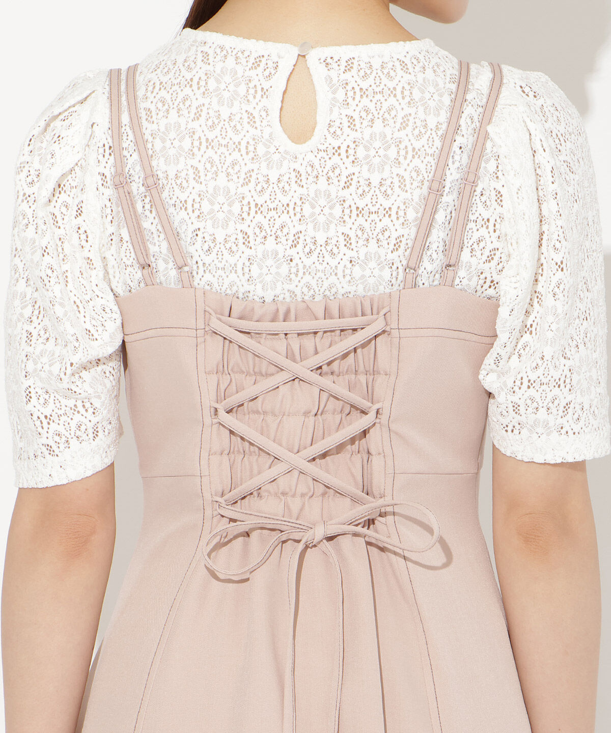 WILLSELECTION「ステッチデザインフレアキャミワンピース」|ワンピース|