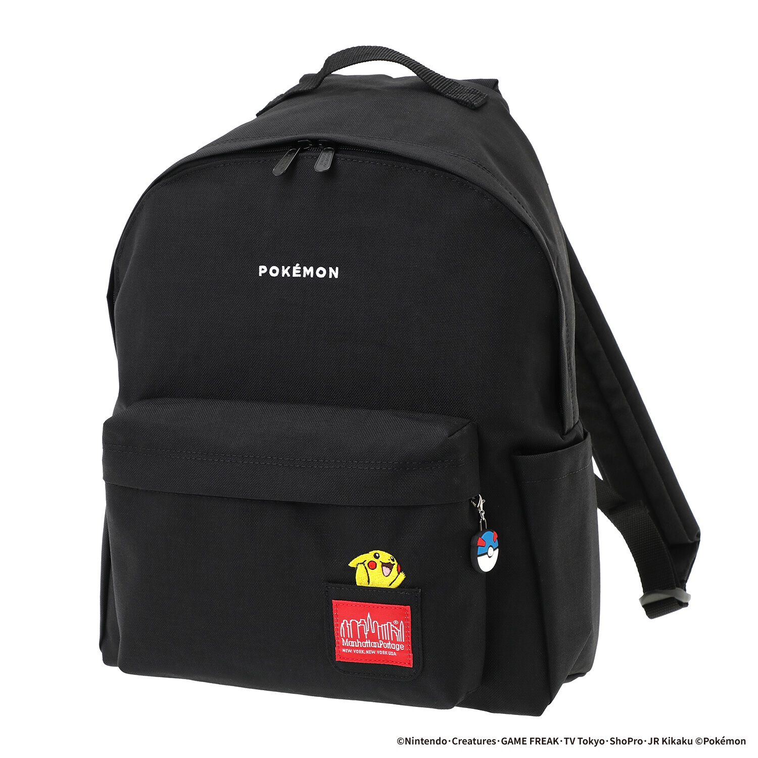 Manhattan Portage「BIG APPLE BACKPACK (MD) VER 3 Pokemon 25」|リュック|BLK
