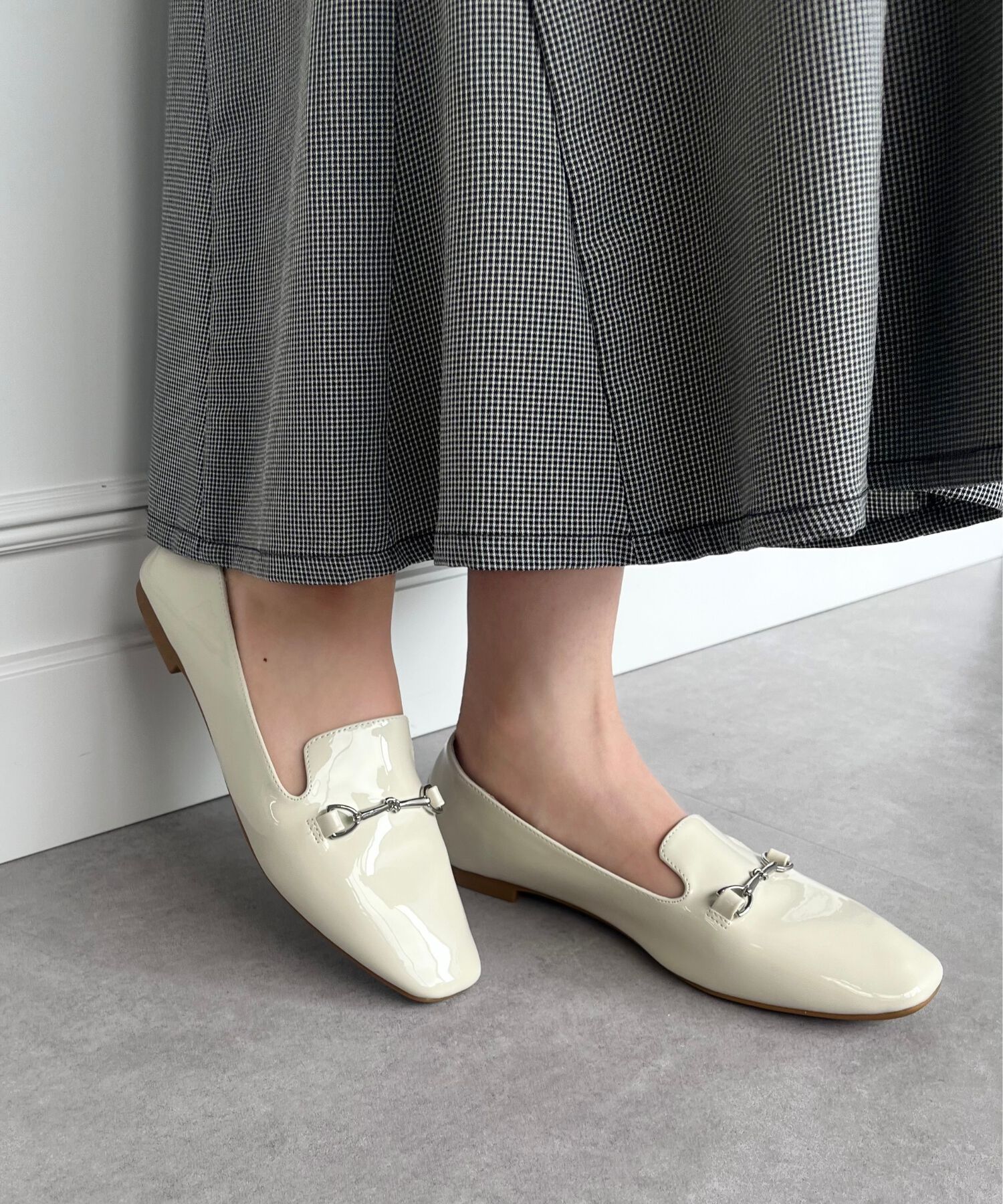 ORiental TRaffic「【WEB限定】 晴雨兼用 ビット ローファー /55106 レイン フラット 柔らかい」|パンプス|BEIGE