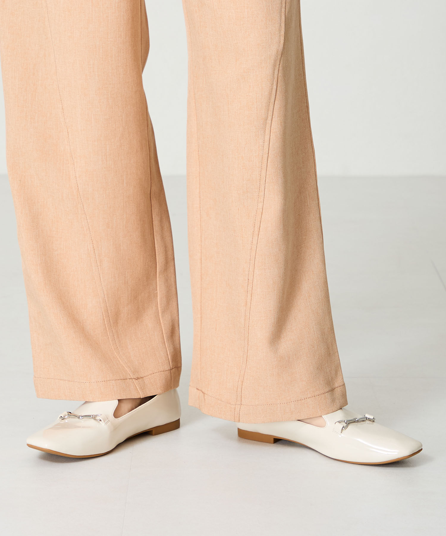 ORiental TRaffic「【WEB限定】 晴雨兼用 ビット ローファー /55106 レイン フラット 柔らかい」|パンプス|