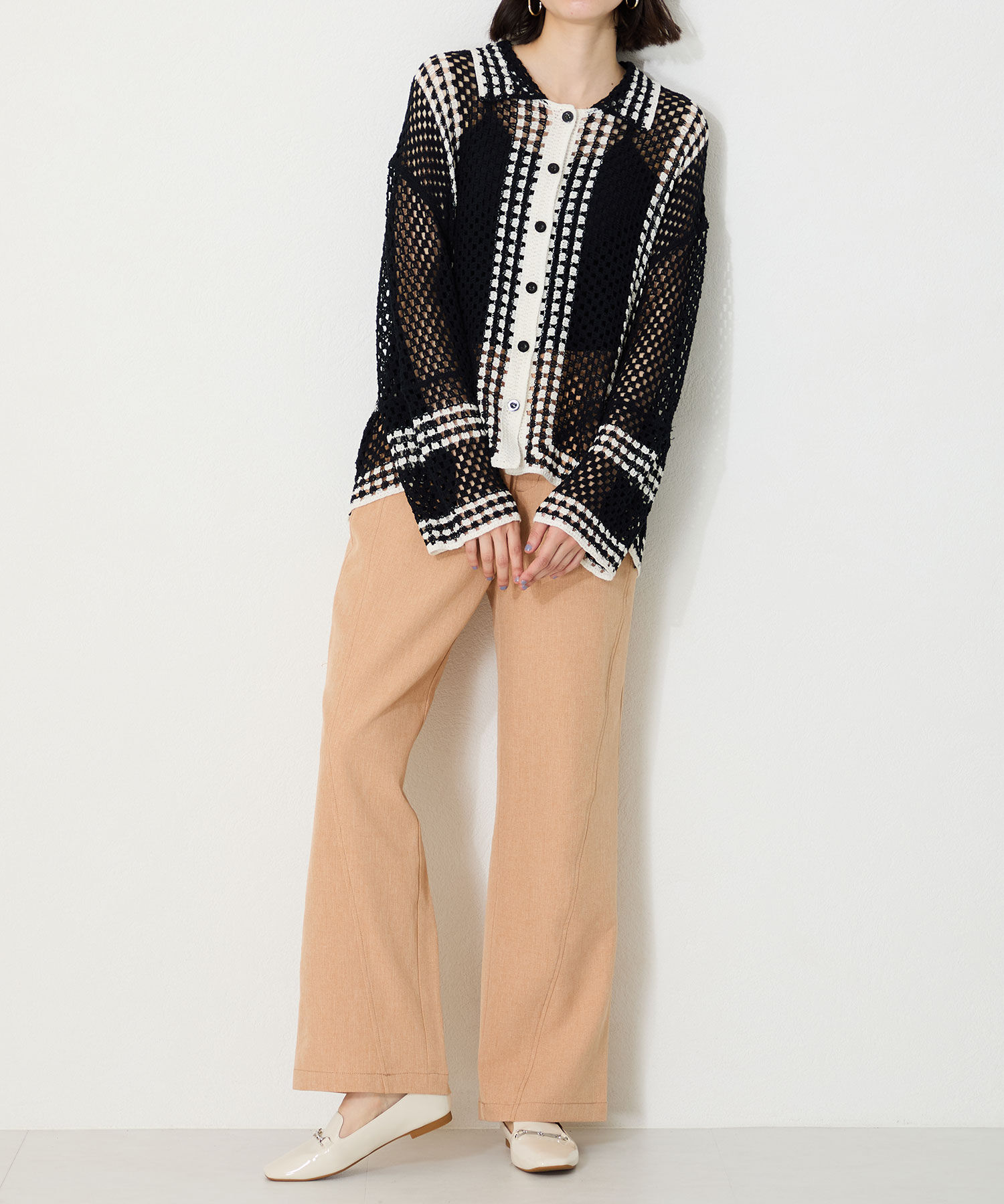 ORiental TRaffic「【WEB限定】 晴雨兼用 ビット ローファー /55106 レイン フラット 柔らかい」|パンプス|