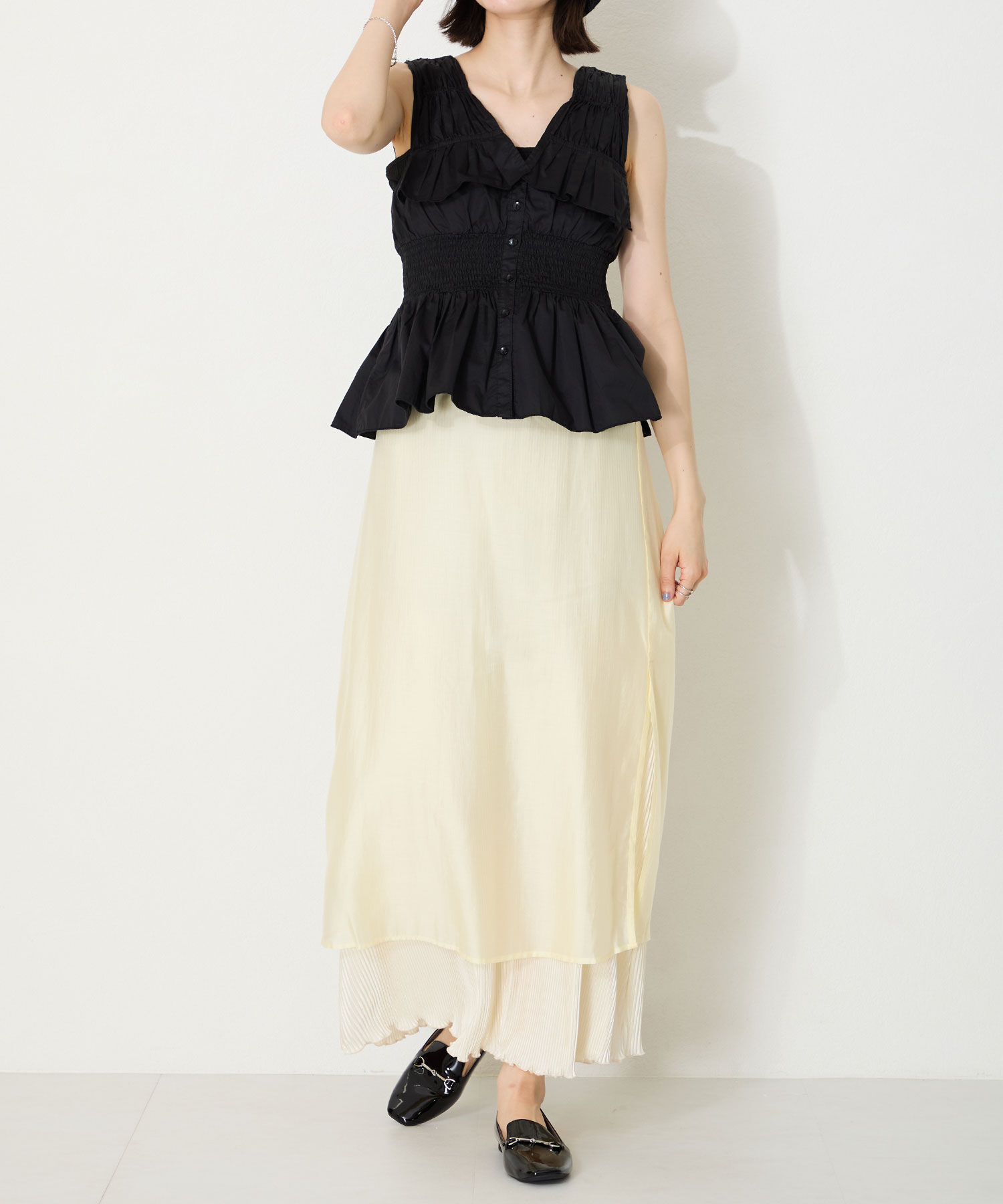 ORiental TRaffic「【WEB限定】 晴雨兼用 ビット ローファー /55106 レイン フラット 柔らかい」|パンプス|