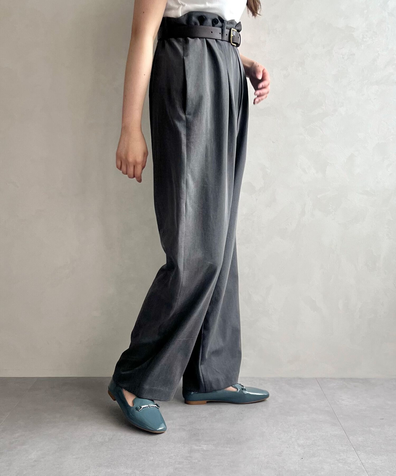 ORiental TRaffic「【WEB限定】 晴雨兼用 ビット ローファー /55106 レイン フラット 柔らかい」|パンプス|