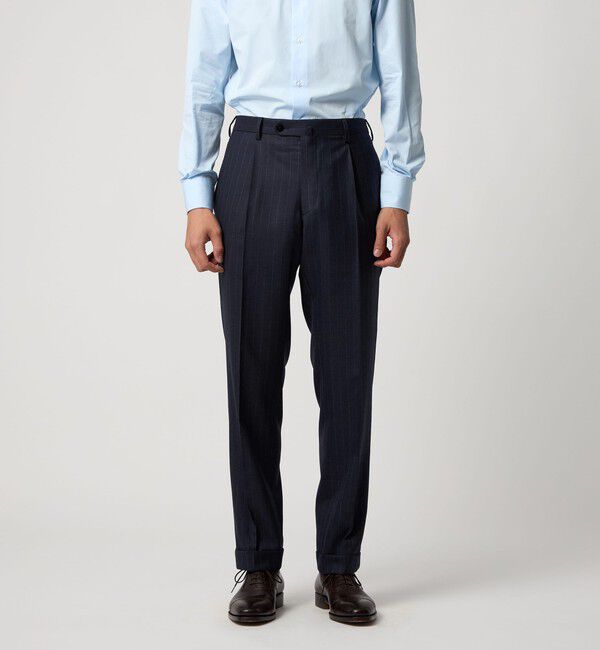 UNITED ARROWS「シャークスキン ストライプ シングル3B  スーツ S‐MODEL ヨコストレッチ・撥水・防しわ」|スーツ|