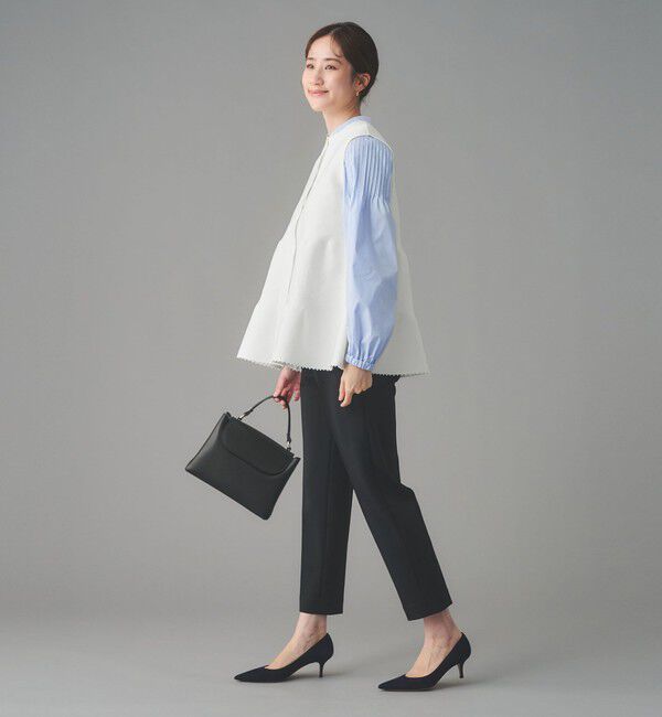 UNITED ARROWS「ペプラム ニットベスト」|ベスト・ジレ|