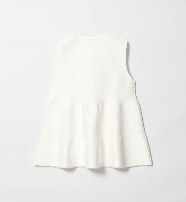 UNITED ARROWS「ペプラム ニットベスト」|ベスト・ジレ|