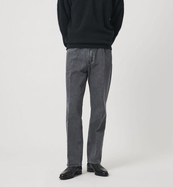 UNITED ARROWS「ブラック&times;ブラック デニム ロデオストレート」|デニム|