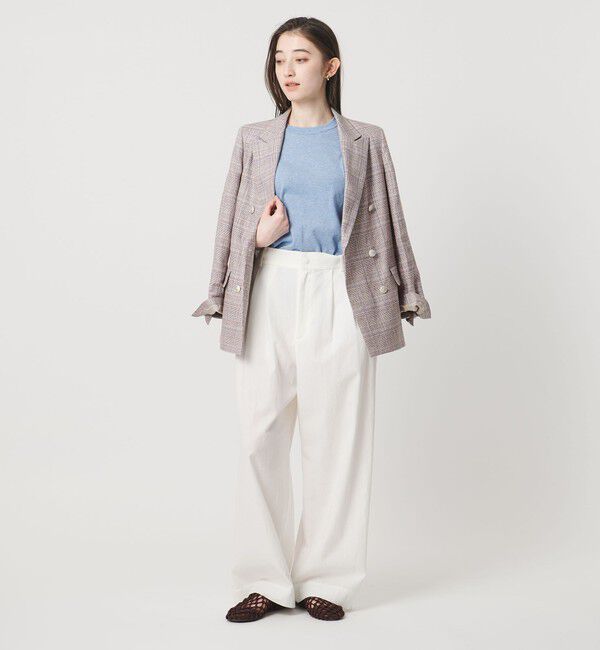 UNITED ARROWS「6ボタン リネン ブレザー ジャケット」|テーラードジャケット|