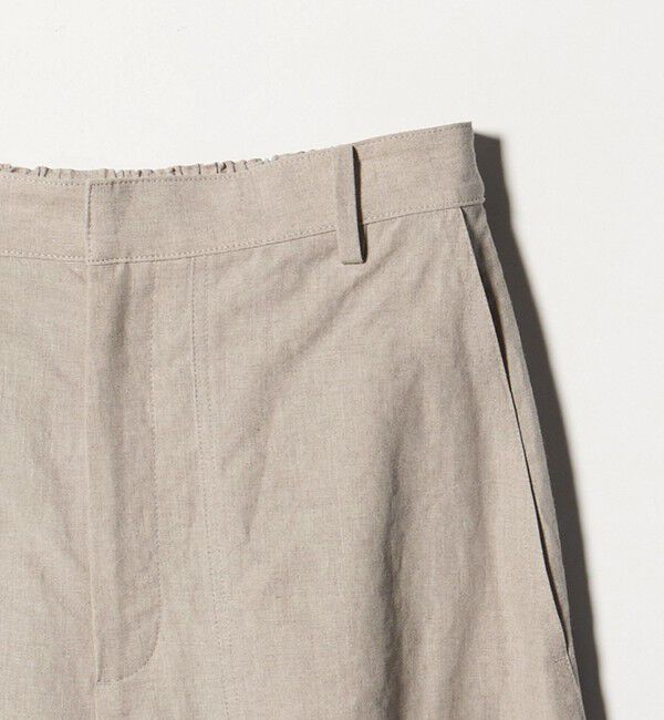 UNITED ARROWS「リネン パッチポケット イージーパンツ ‐ウォッシャブル‐」|チノ|