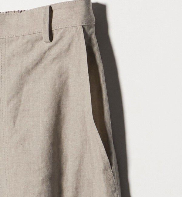 UNITED ARROWS「リネン パッチポケット イージーパンツ ‐ウォッシャブル‐」|チノ|