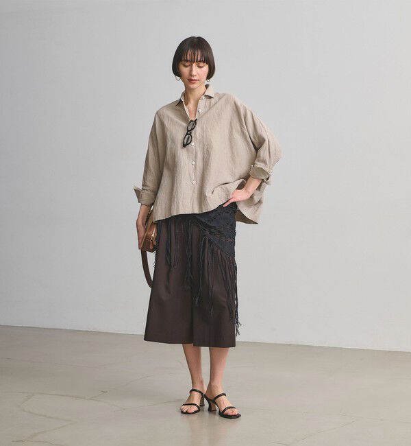 UNITED ARROWS「リネン ドルマン シャツ ‐ウォッシャブル‐」|シャツ・ブラウス|