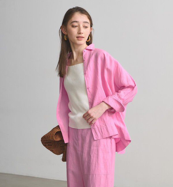 UNITED ARROWS「リネン ドルマン シャツ ‐ウォッシャブル‐」|シャツ・ブラウス|