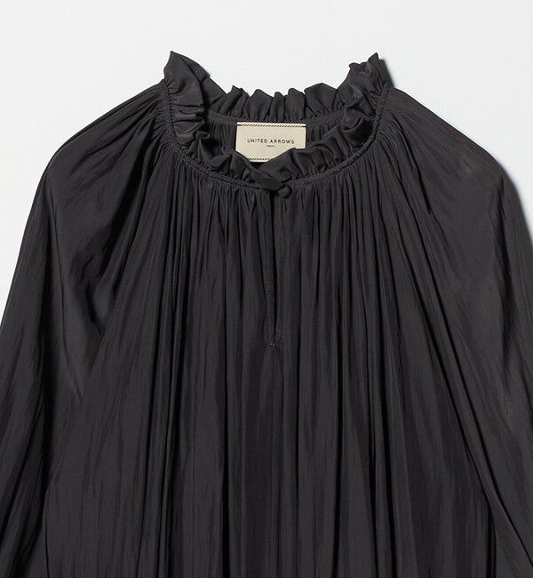 UNITED ARROWS「ボリューム ギャザー ワンピース」|ワンピース|