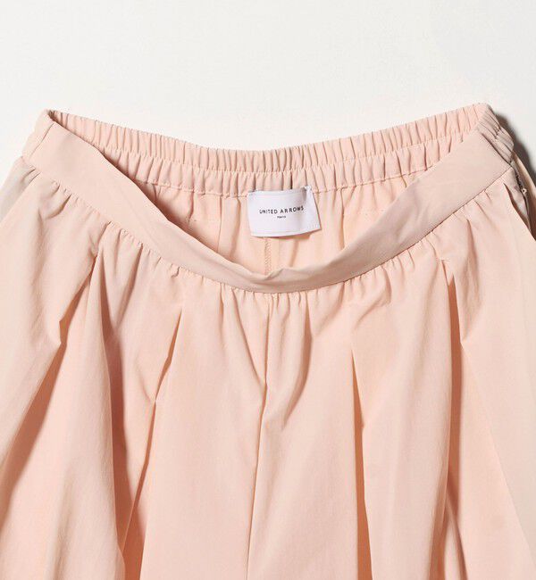 UNITED ARROWS「ギャザー フレア パンツ ‐ウォッシャブル‐」|チノ|