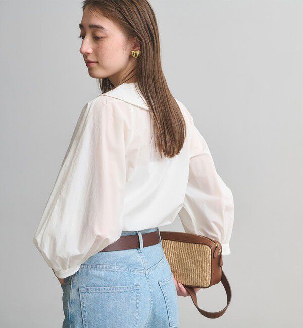 UNITED ARROWS「ビック カラー ブラウス ‐ウォッシャブル‐」|シャツ・ブラウス|