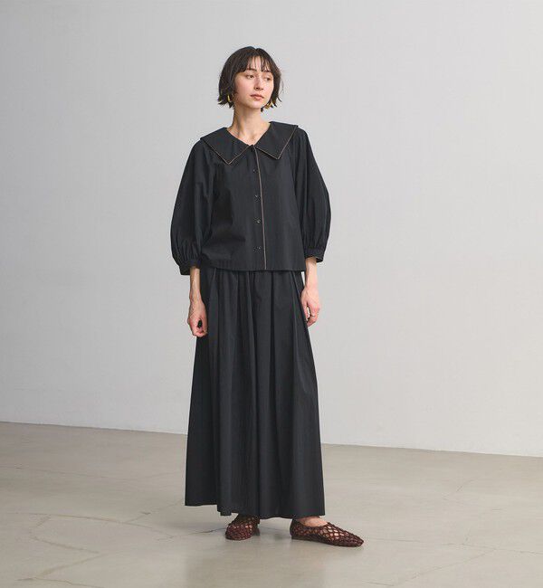 UNITED ARROWS「ビック カラー ブラウス ‐ウォッシャブル‐」|シャツ・ブラウス|