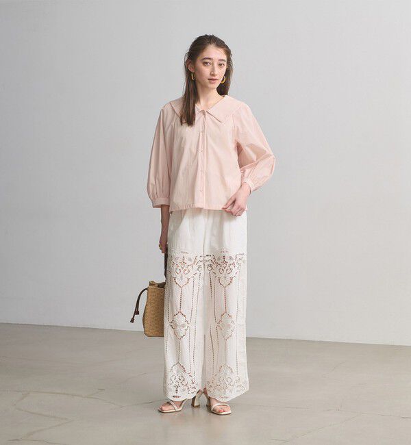 UNITED ARROWS「ビック カラー ブラウス ‐ウォッシャブル‐」|シャツ・ブラウス|