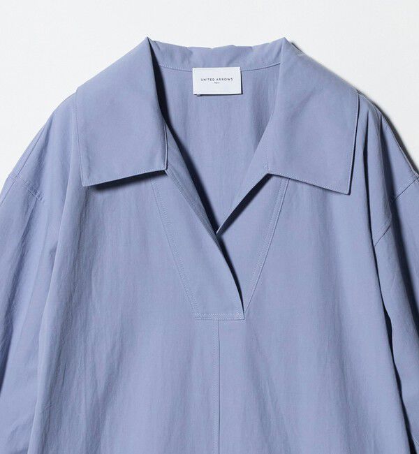 UNITED ARROWS「コットン スキッパー シャツ ワンピース ‐ウォッシャブル‐」|ワンピース|