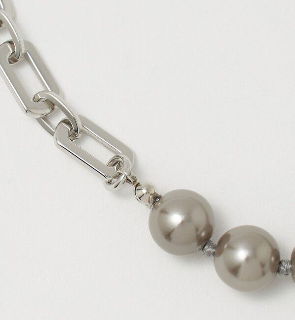 UNITED ARROWS「イミテーションパール&チェーン ネックレス」|ネックレス|