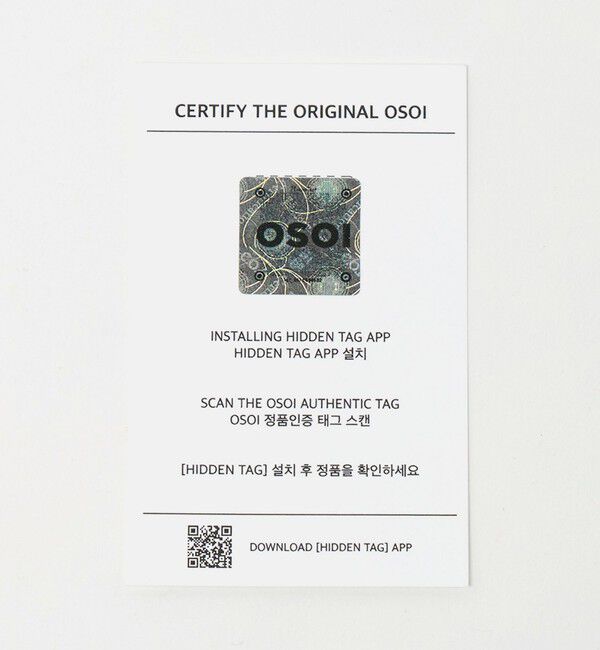 OSOI「＜OSOI＞SHELL DUFFLE MINI トートバッグ」|トートバッグ|