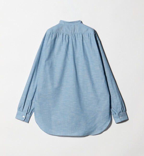 UNITED ARROWS「＜Camoshita＞シャンブレー バンドカラー シャツ」|シャツ・ブラウス|