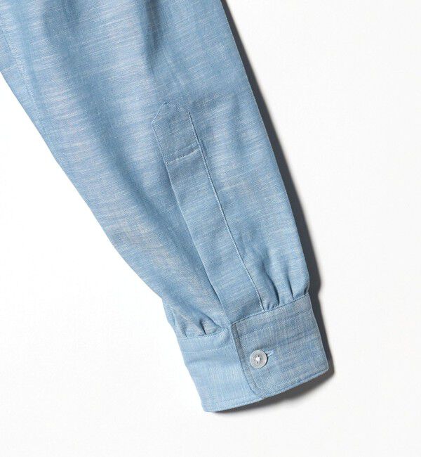 UNITED ARROWS「＜Camoshita＞シャンブレー バンドカラー シャツ」|シャツ・ブラウス|