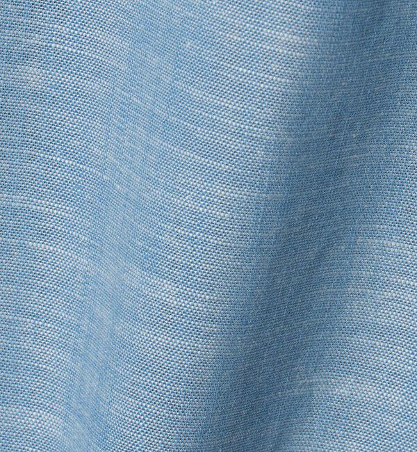 UNITED ARROWS「＜Camoshita＞シャンブレー バンドカラー シャツ」|シャツ・ブラウス|