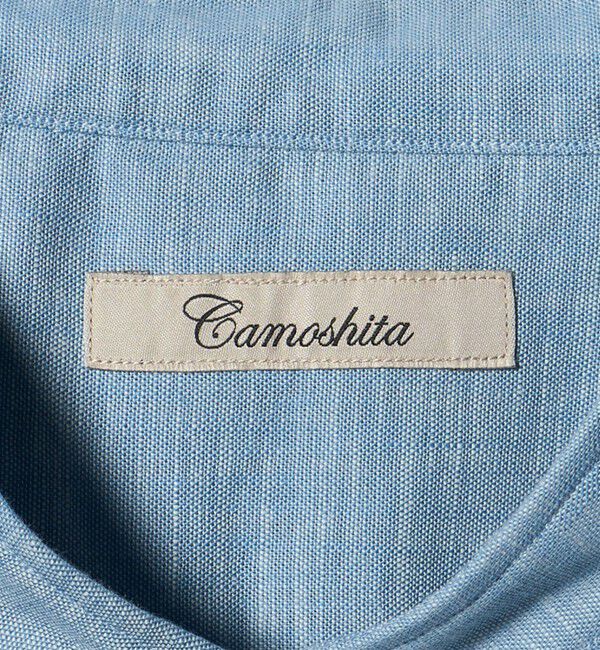 UNITED ARROWS「＜Camoshita＞シャンブレー バンドカラー シャツ」|シャツ・ブラウス|
