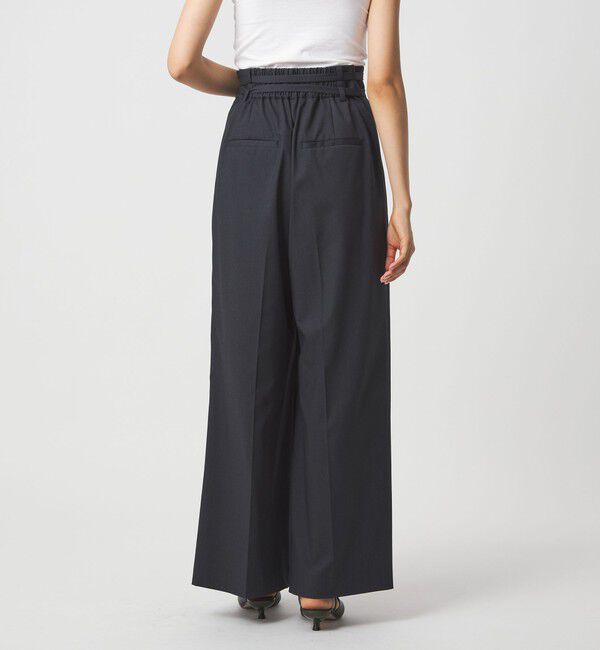 EMMEL REFINES「＜EMMEL REFINES＞EM ダブルベルト ラップライク パンツ」|チノ|