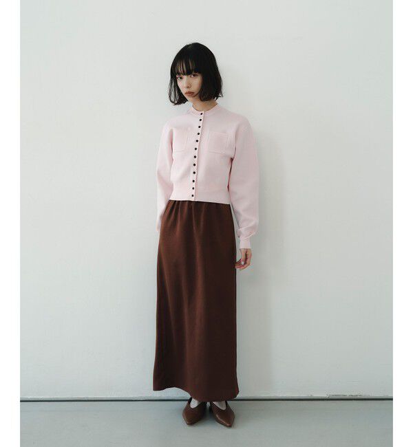 EMMEL REFINES「＜EMMEL REFINES＞EM HW スウェットライク ポケットツキ カーディガン」|カーディガン|