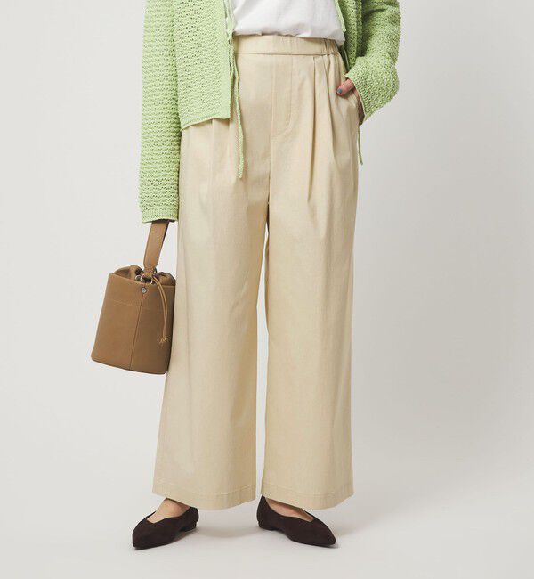 UNITED ARROWS green label relaxing「［size SHORT/TALLあり］オルマイ LI/MIX ワイド パンツ」|その他|