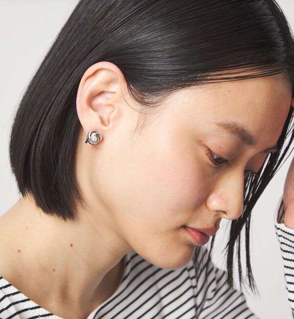 UNITED ARROWS green label relaxing「リング フレーム イヤリング」|イヤリング|SILVER