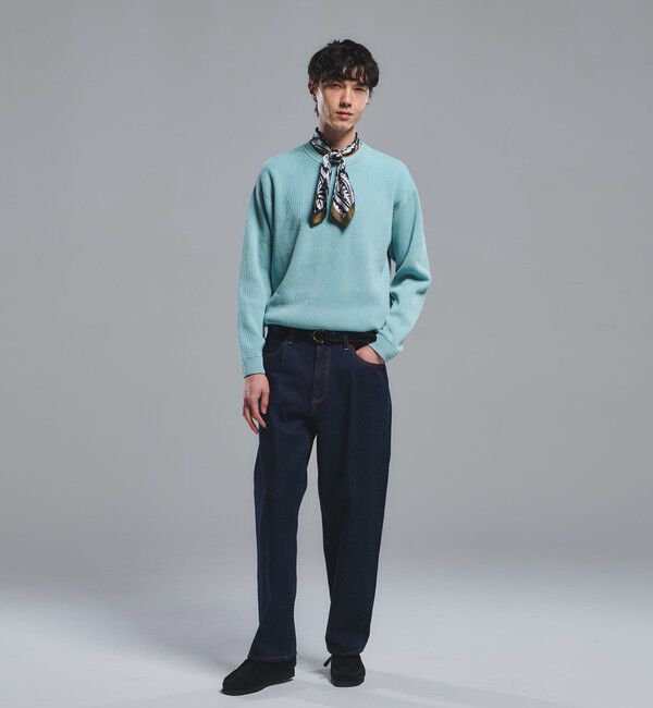 UNITED ARROWS green label relaxing「フェード アゼ クルーネック ニット」|ニット・セーター|