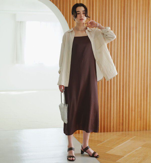 UNITED ARROWS green label relaxing「【結論シリーズ】リネン2WAYシャツ［size SHORTあり］」|シャツ・ブラウス|