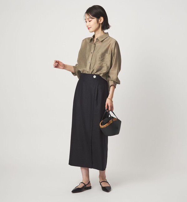 UNITED ARROWS green label relaxing「エアリー シアー ロングスリーブ シャツ ウォッシャブル 接触冷感」|シャツ・ブラウス|