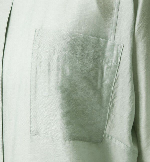 UNITED ARROWS green label relaxing「エアリー シアー ロングスリーブ シャツ ウォッシャブル 接触冷感」|シャツ・ブラウス|