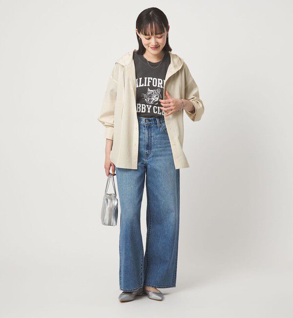 UNITED ARROWS green label relaxing「フード シャツ UVカット 接触冷感」|シャツ・ブラウス|