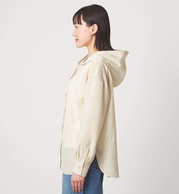 UNITED ARROWS green label relaxing「フード シャツ UVカット 接触冷感」|シャツ・ブラウス|