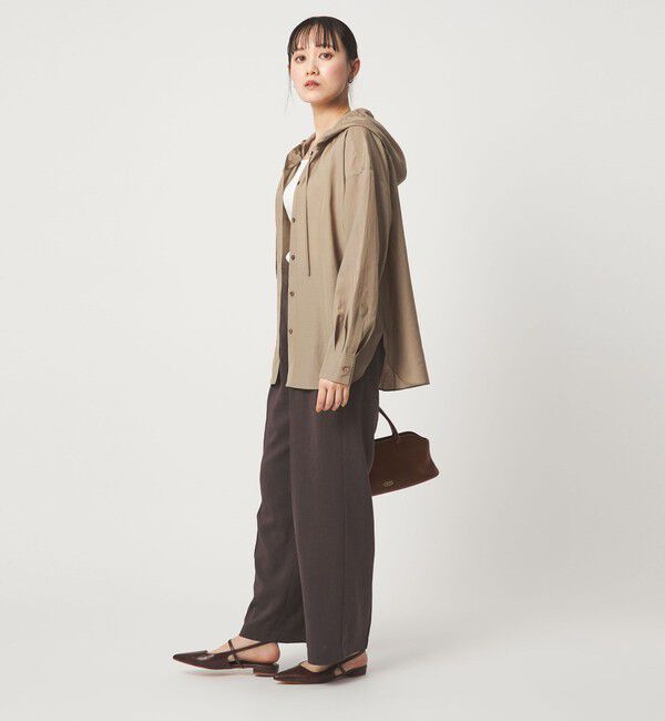 UNITED ARROWS green label relaxing「フード シャツ UVカット 接触冷感」|シャツ・ブラウス|